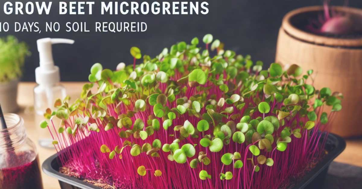 How to Grow Beet Microgreens at Home in 10 Days ToAgriculture