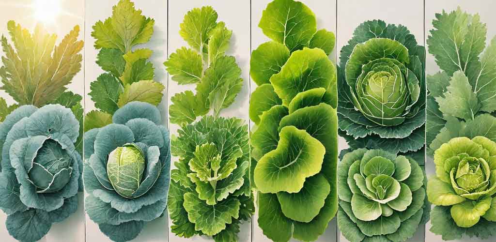 A diagram showing the different lettuce types and their sunlight requirements.